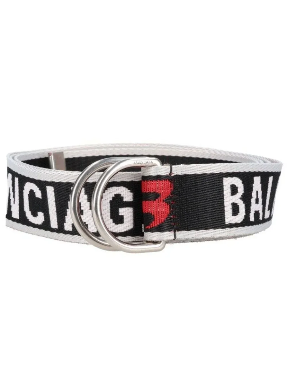 Balenciaga Logo D Ring Belt